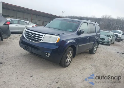 2015 Honda Pilot Touring из США, поврежденный, VIN 5FNYF4H92FB035810